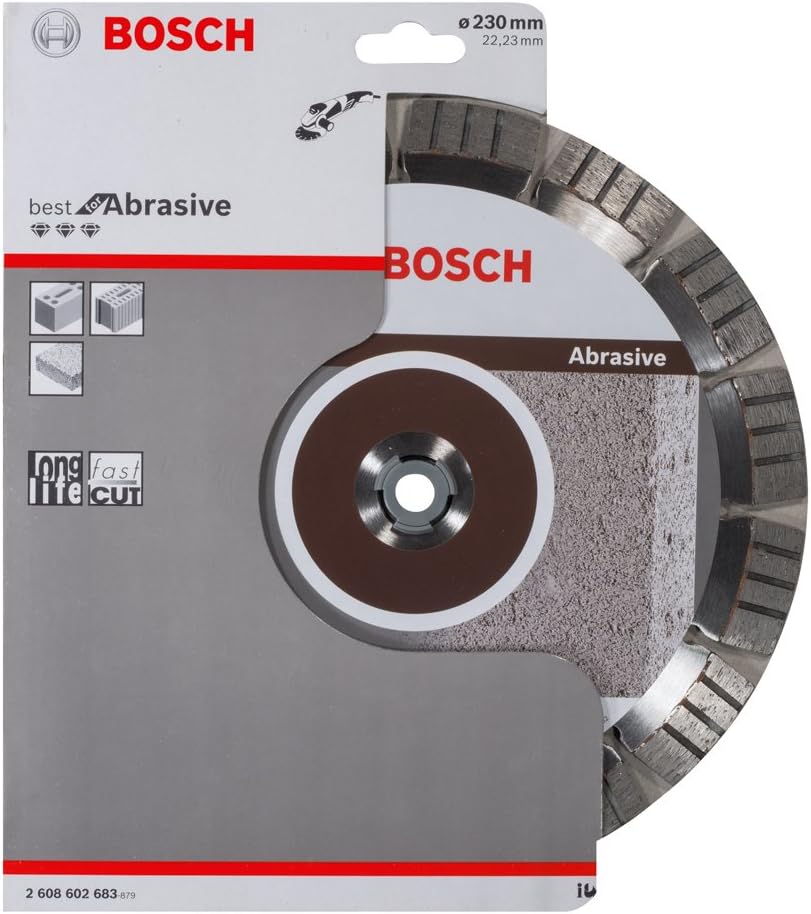 Bosch 1x PRO Multi Material Diamond Cutting Disc for Bore 22.23 and Large Angle Grinders (for Lime and sand bricks Brick - Image 3