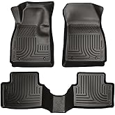 Husky Liners Weatherbeater Floor Mats | Fits 2011-2017 Buick Regal | Front & 2nd Row, 3-pc Black - 98151