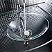 SinkShroom SSCLE988 The Revolutionary Sink Drain Protector Hair Catcher/Strainer/Snare, Clear