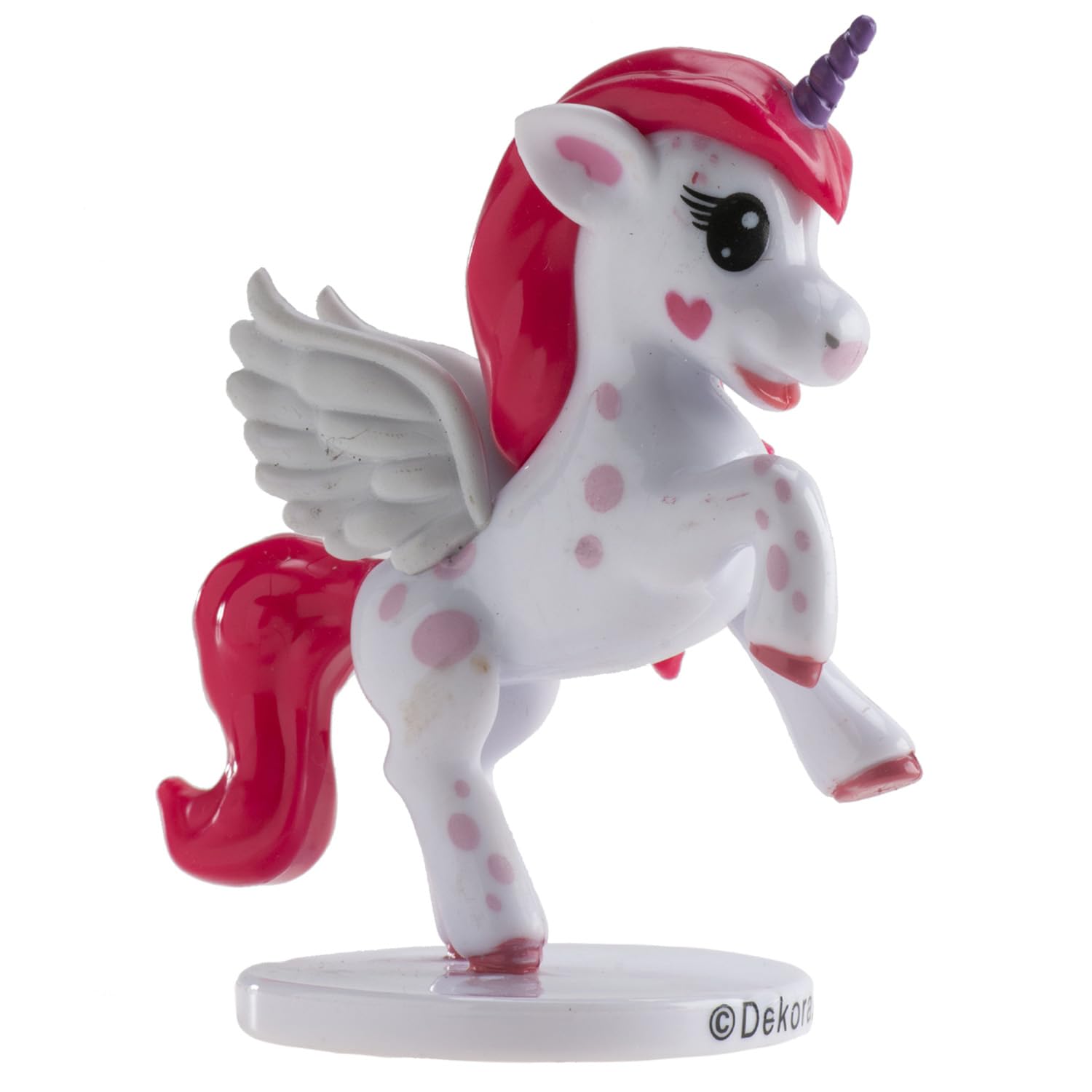 Dekora - Cake Topper Cake Topper PVC Unicorn Figurine 347168 Pink