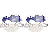 Training Bag Valve Mask (BVM) for CPR Training, Infant Size, Single, Mesh Bag, BVM-3021-001 (Pack of 2)