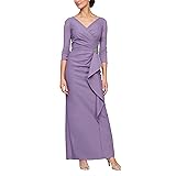 Alex Evenings Women's Slimming Long Length