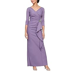 Alex Evenings Women's Slimming Long Length