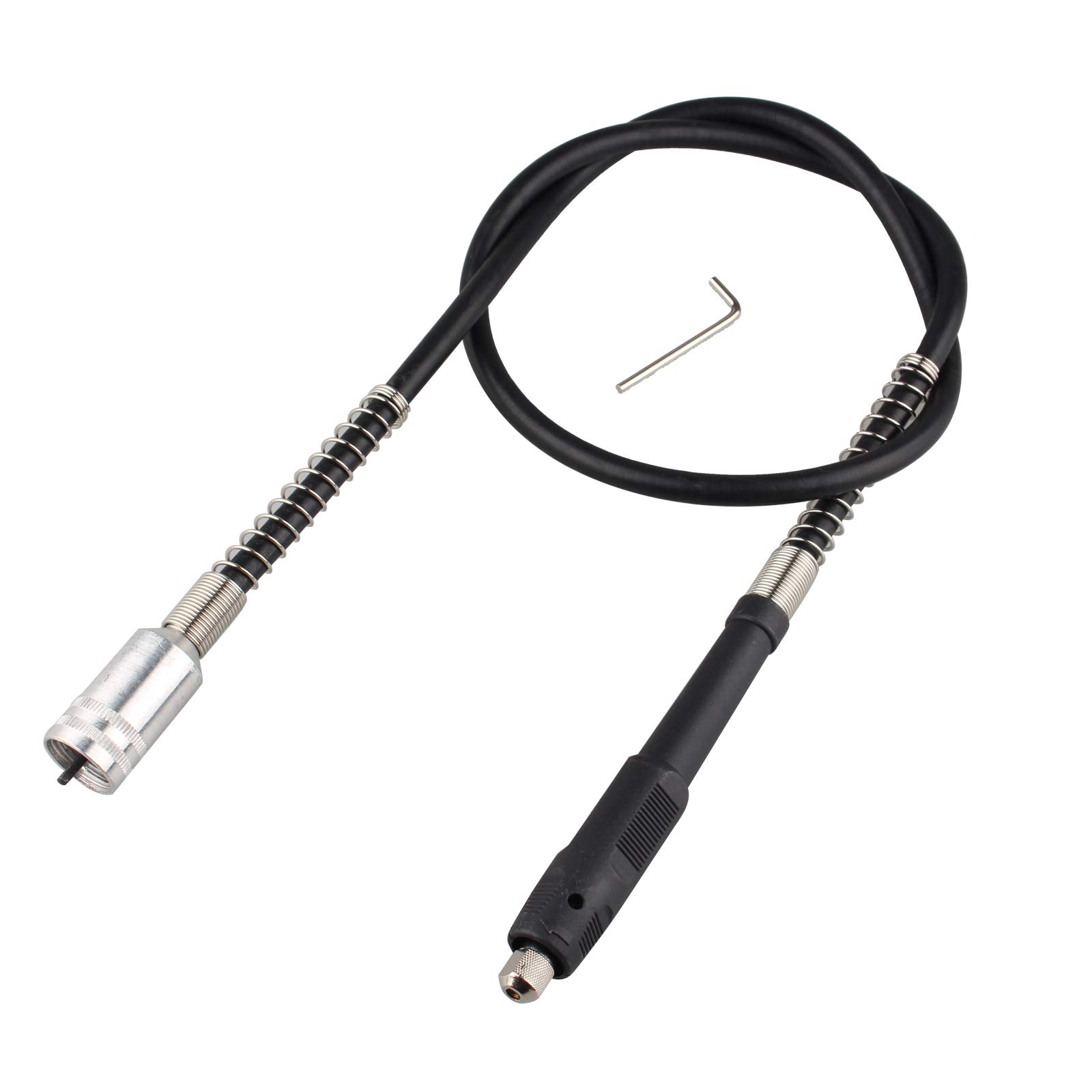 HALJIA Flexible Drill Shaft Extension Keyless Chuck Compatible Tool Accessory Attachment for Dremel Rotary Tool
