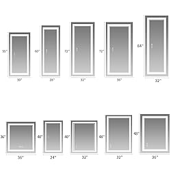 ISTRIPMF 72 x 32 Inch LED Mirror for Bathroom with