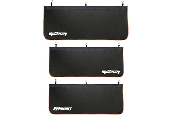 Fender Covers for Mechanics,3Pcs Microfiber Leather Car Fender with 25 Stronger Magnets & Hooks Automotive Fender Protector Mats Pads for Sedans Trucks SUVs Station Wagon - Size L
