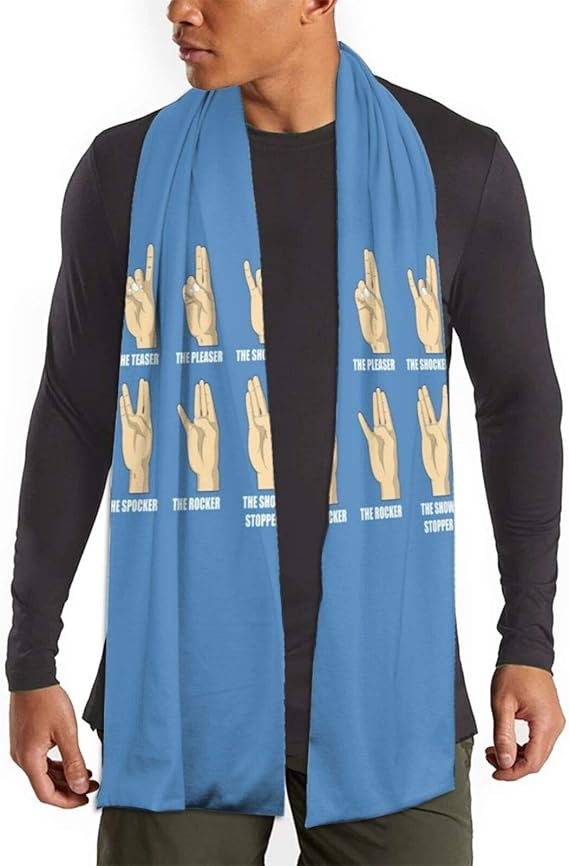 Amazon 手話 スカーフ 印刷 された暖かい ファッション 防寒 模造綿 スカーフ 秋冬暖 ショール 旅行 美しい 通勤 通学 男女兼用 首を 暖かく保つ 服 ファッション小物 通販