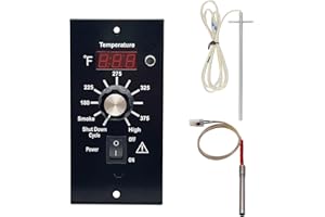 MARS CAMP Replacement for Traeger Digital Controller kit, Compatible with Traeger Pellet Wood Pellet Grills, with 7" RTD Temperature Sensor and Igniter Hot Rod Kit