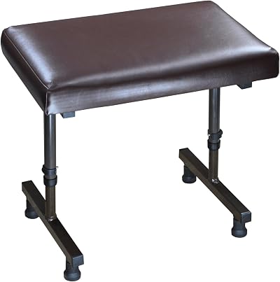Aidapt Beaumont Leg Rest Stool Adjustable Height 385-535mm Anti Slip