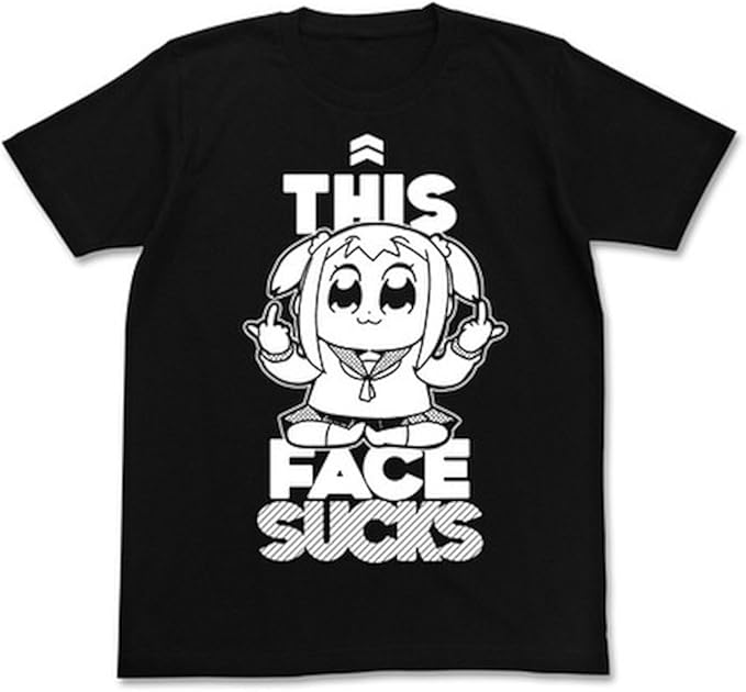 Amazon Co Jp ポプテピピック Sucks Tシャツ ブラック Mサイズ ホビー