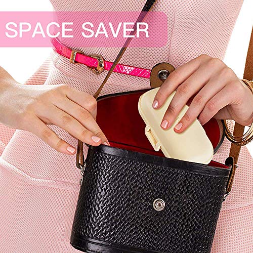 ANTSIR Female Urination Device - Reusable Portable Female Urinal Lets You Pee Standing Up, Medical Grade Silicone Womens Pee Funnel with A Mini Lightweight Box Perfect for Outdoor Activities Orange - Thumbnail 5