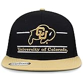 The Game NCAA Unisex-Adult NCAA Licensed, Colorado Buffaloes Flat Brim Snapback Hat