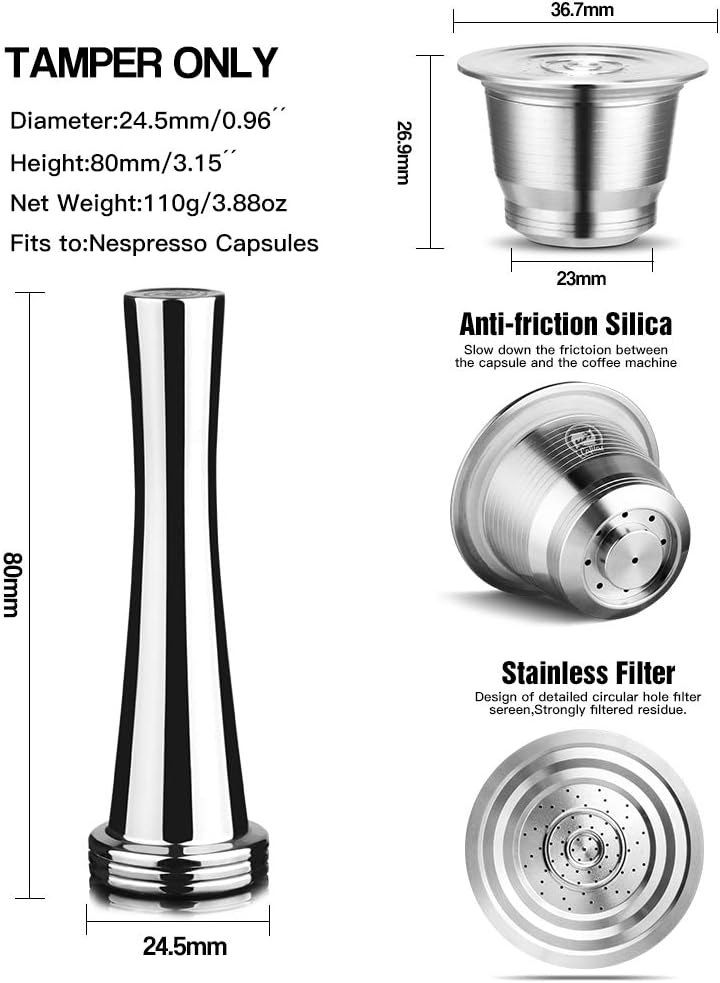 i Cafilas Reusable Refillable Nesspresso Coffee Capsule - Image 4