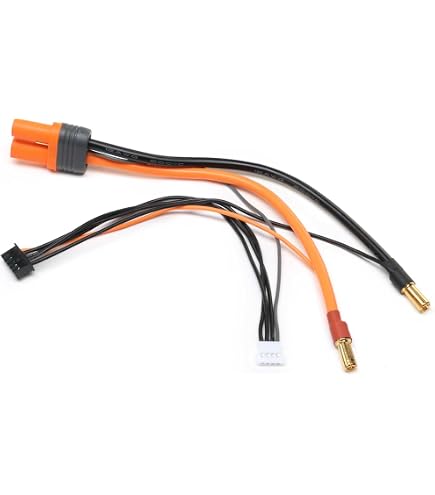 Spektrum SMART Connecteur IC5 – Lot De 2 – Accessoires Pour Batteries LiPo, Multi Couleur