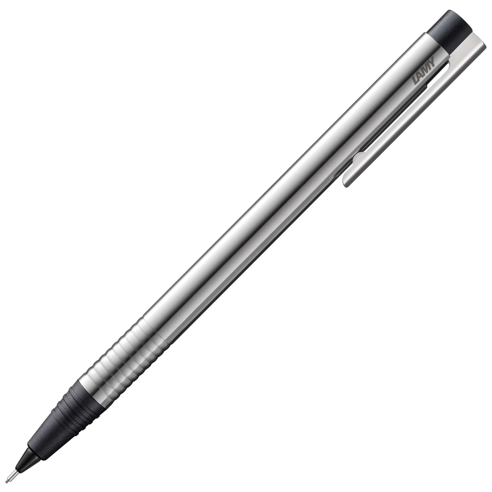 LAMY logo matt black - timeless Mechanical Pencil with high functionality & case made of robust stainless steel - including LAMY M 40 fine-line refill 0.7 mm