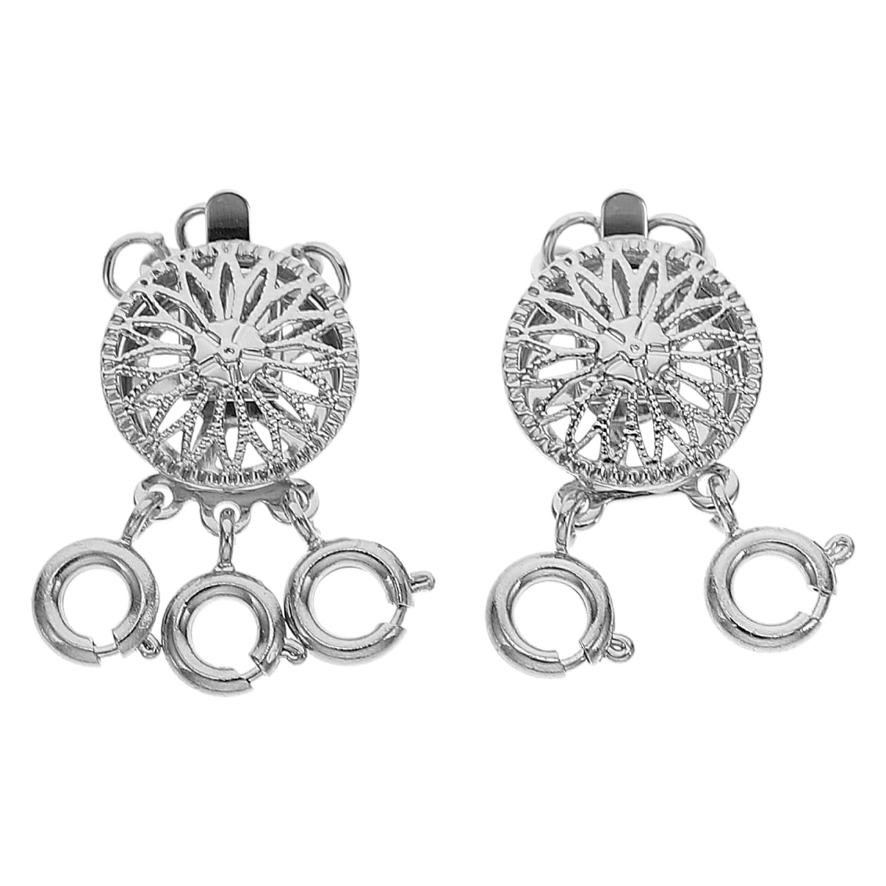 Operitacx Necklace Separator - 2Pcs Multi-Layer Clasp Converter for DIY Jewelry Perfect for Layered Necklaces and Bracelets