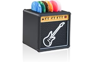 PIOTE Guitar Pick Display Holder - Stylish Organizer for Music Enthusiasts and Musicians (Black)