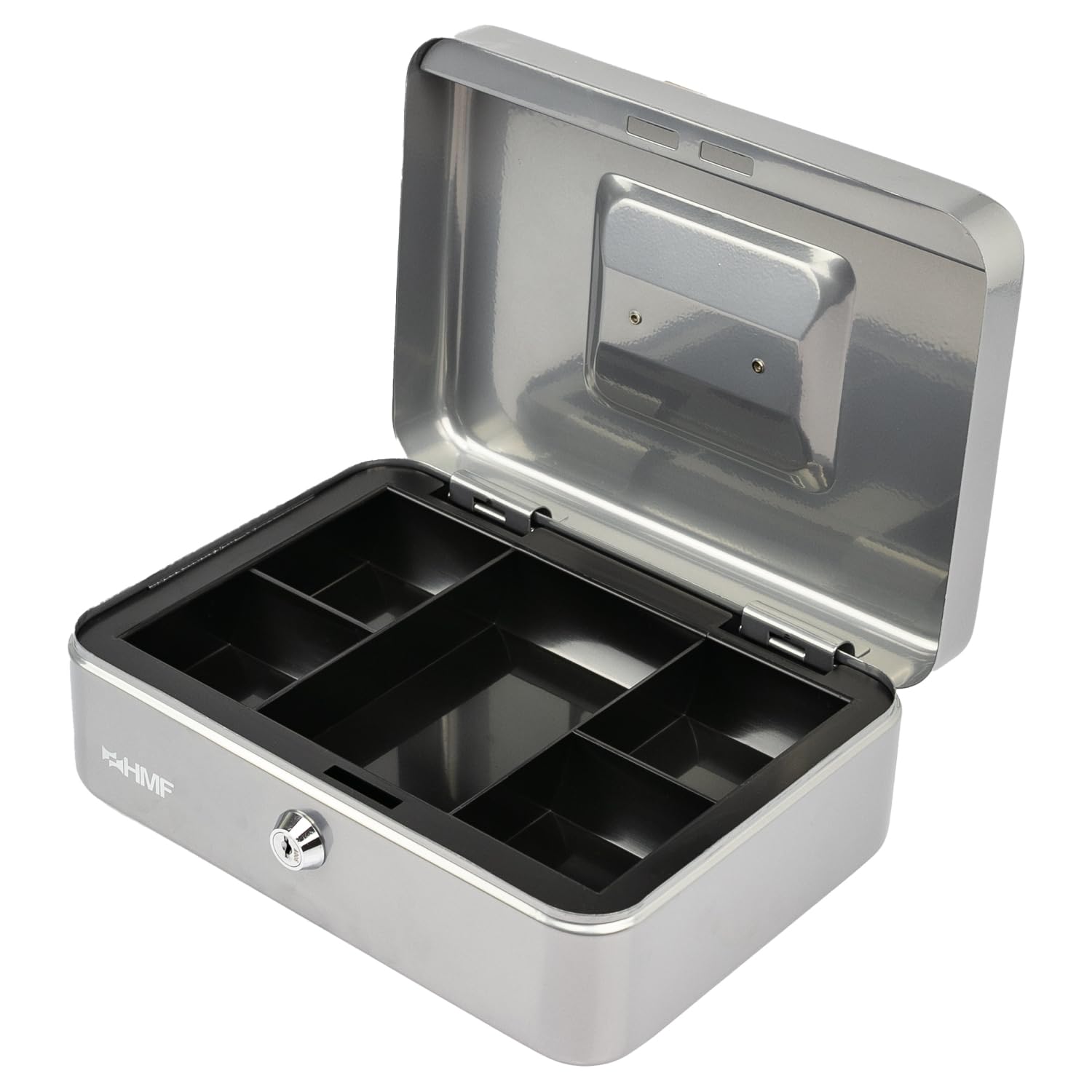 HMF 10125-09 Cash Box 25 x 18 x 9,5 cm, silver