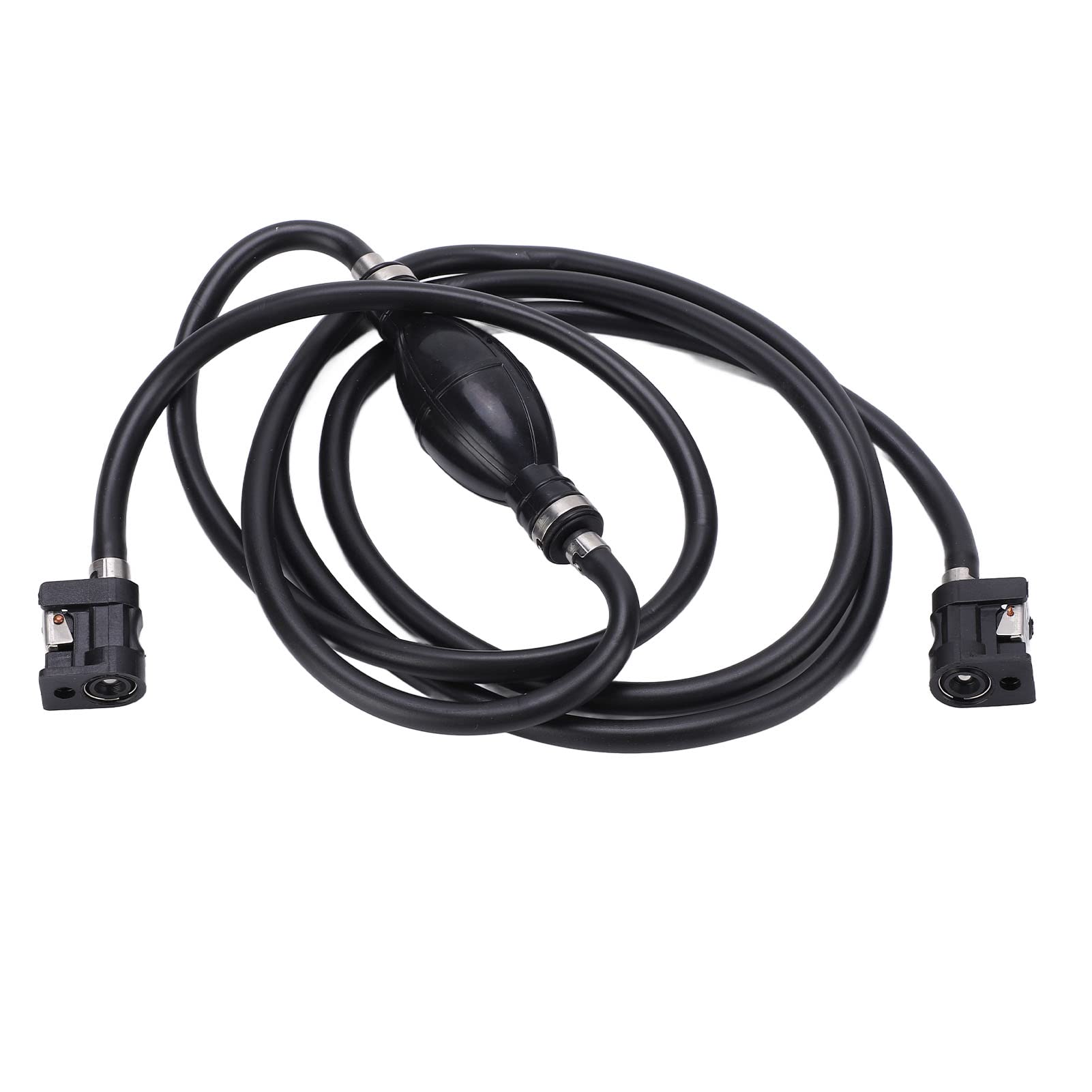 POENVFPO Marine Fuel Hose Kit, Hand Pump for Easy Petrol Transfer Outboard Engine Connectors with Durable Tubing for Boaters Offshore Fishing Coastal Cruising Emergency Refueling