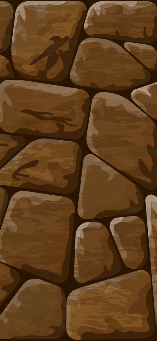 PeelitStickit Stone Pattern Design, Wallpaper, Wall Mural ID-048, vinyl, Multi-colour