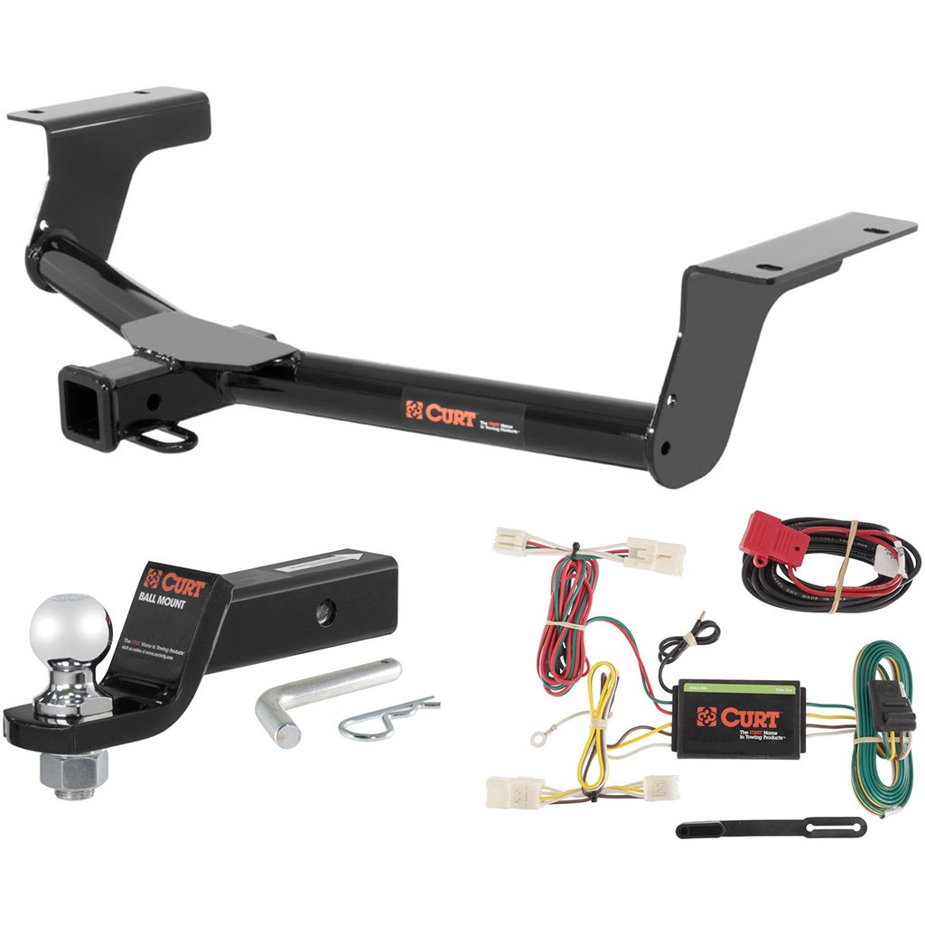 Amazon.com: CURT Class 3 Trailer Hitch Tow Package with 2" Ball for  2006-2012 Toyota RAV4: Automotive