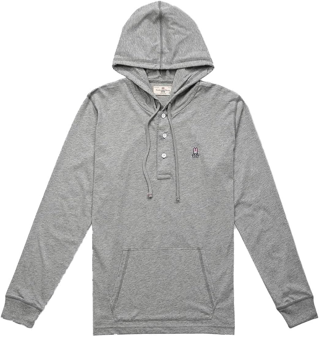 Amazon.com: Psycho Bunny Mens Diggle Placket Hoodie: Clothing