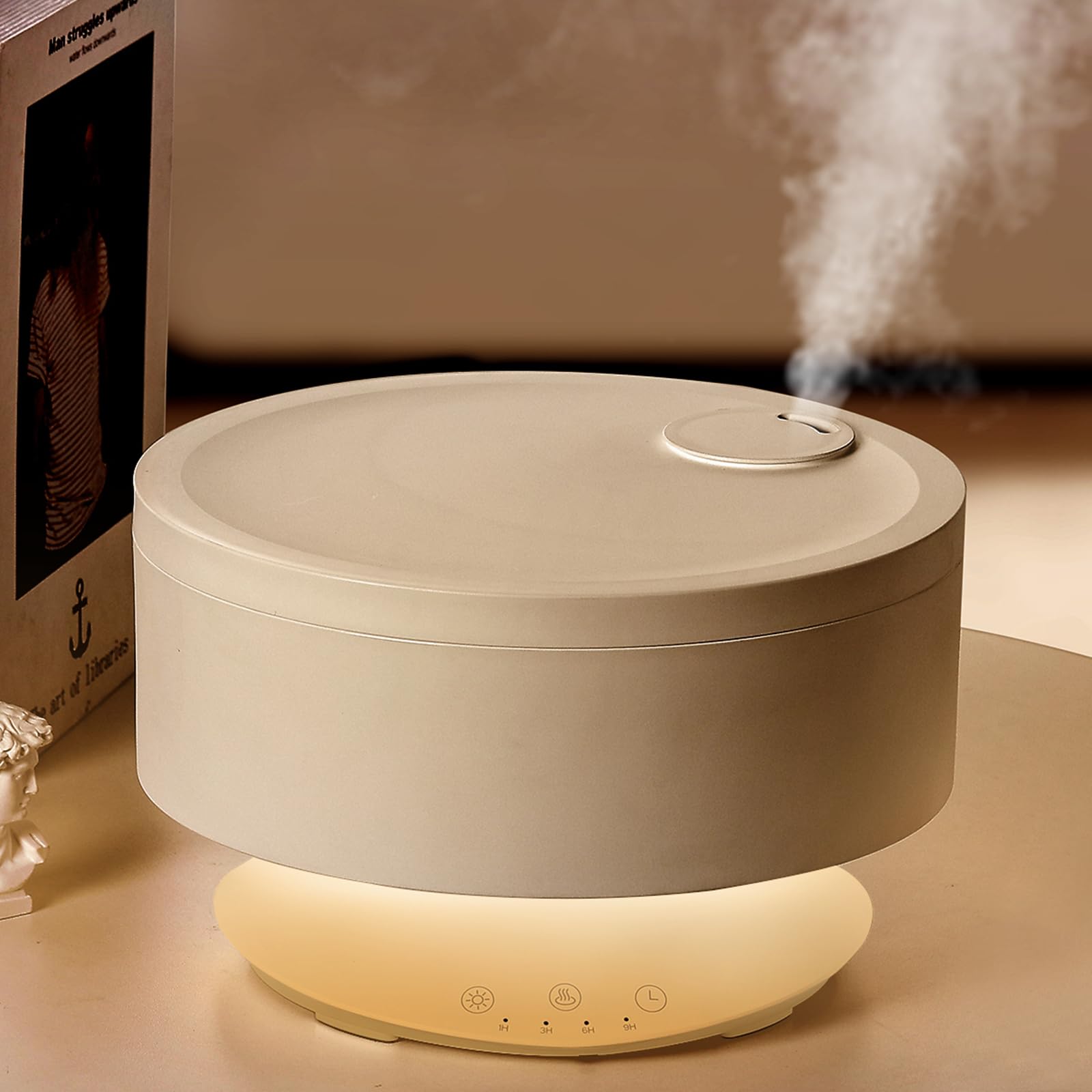 Photo 1 of Humidifiers Easy to Clean,Essential Oil Diffuser, Colorful Night Light,Ultrasonic Top Fill Cool Mist Humidifiers for Bedroom Baby Plants,Ultra Quiet,Last up to 20 Hrs,1.6L,Levoair