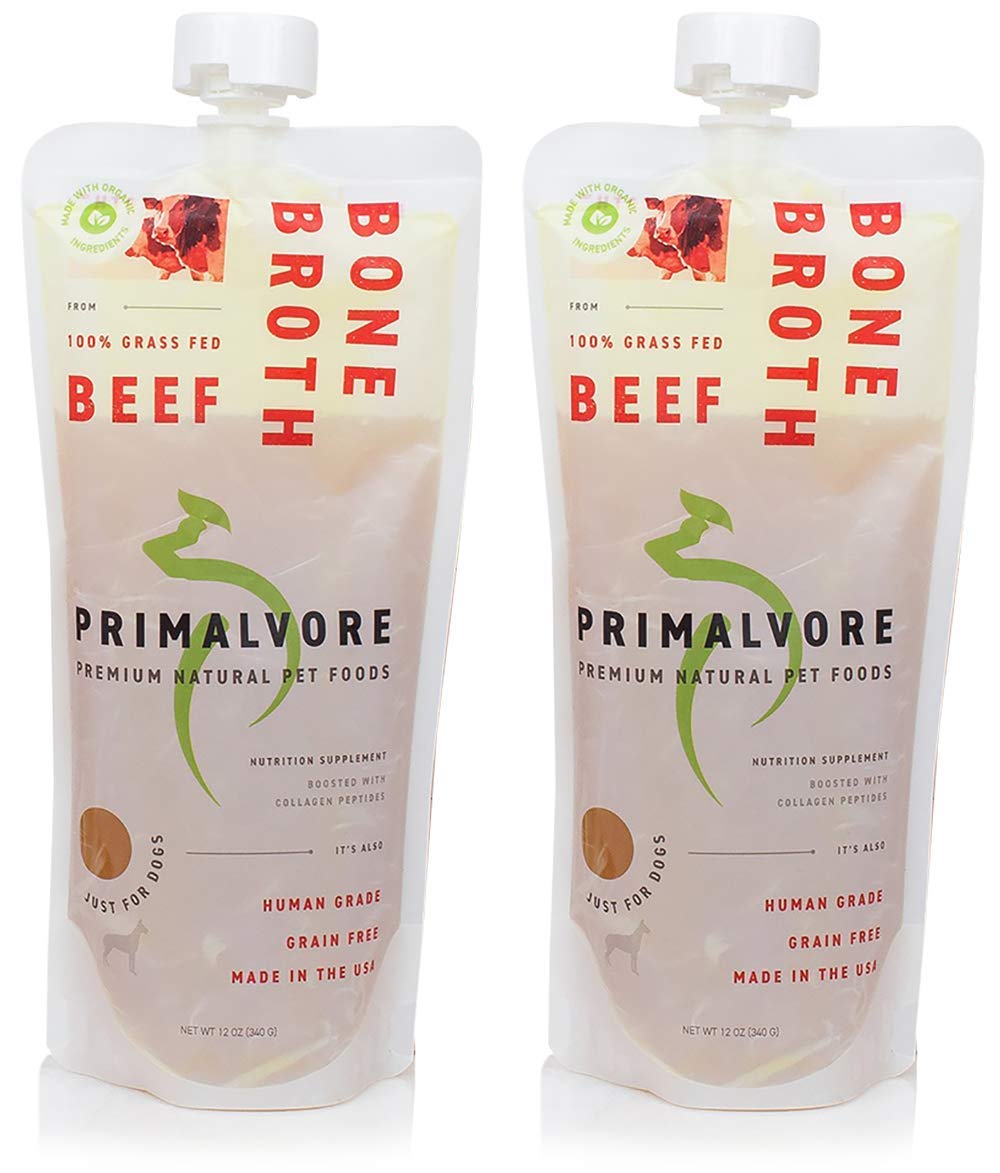 Primalvore Organic Bone Broth for Dogs & Cats (12 Oz