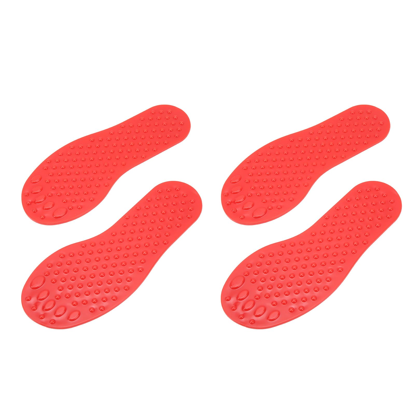 Feet Carpet Markers, Foot Shaped, Floor Markers For Preschool Educational Non-Slip Fun Exercise (Red)