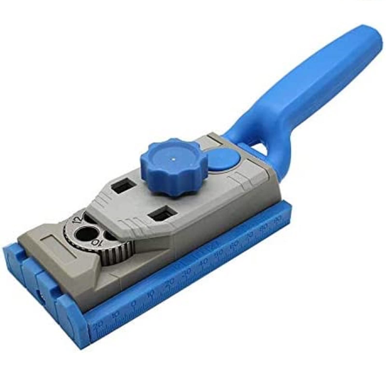 KATSU Pocket Hole Jig Drill Guide Wood Working Hole Drilling Round Tenon Locator 105401