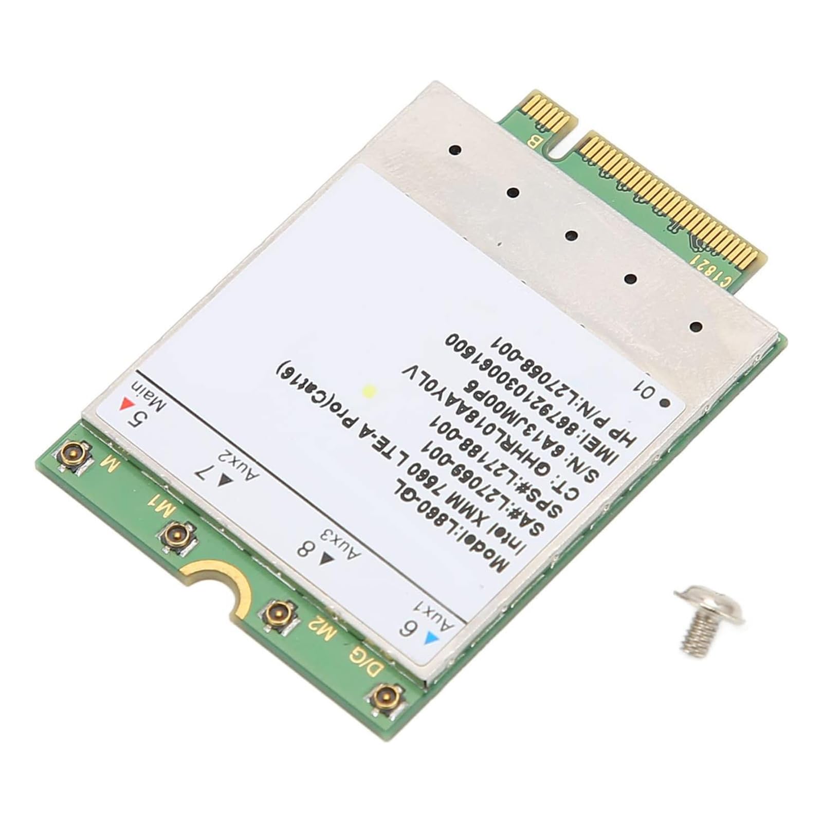 Annadue 4G LTE Module M.2 4G Wireless Network Card, LTE Support ESIM Port High Speed Stable Plug and Play L860 GL Network Card for EliteBook