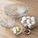 James Scott 10 Piece Set Stackable European Made lead Free Glass Kitchen Prep, Dipping Sauce, Dessert, Salads, Candy Dish or Nut Bowls. Prep Bowls