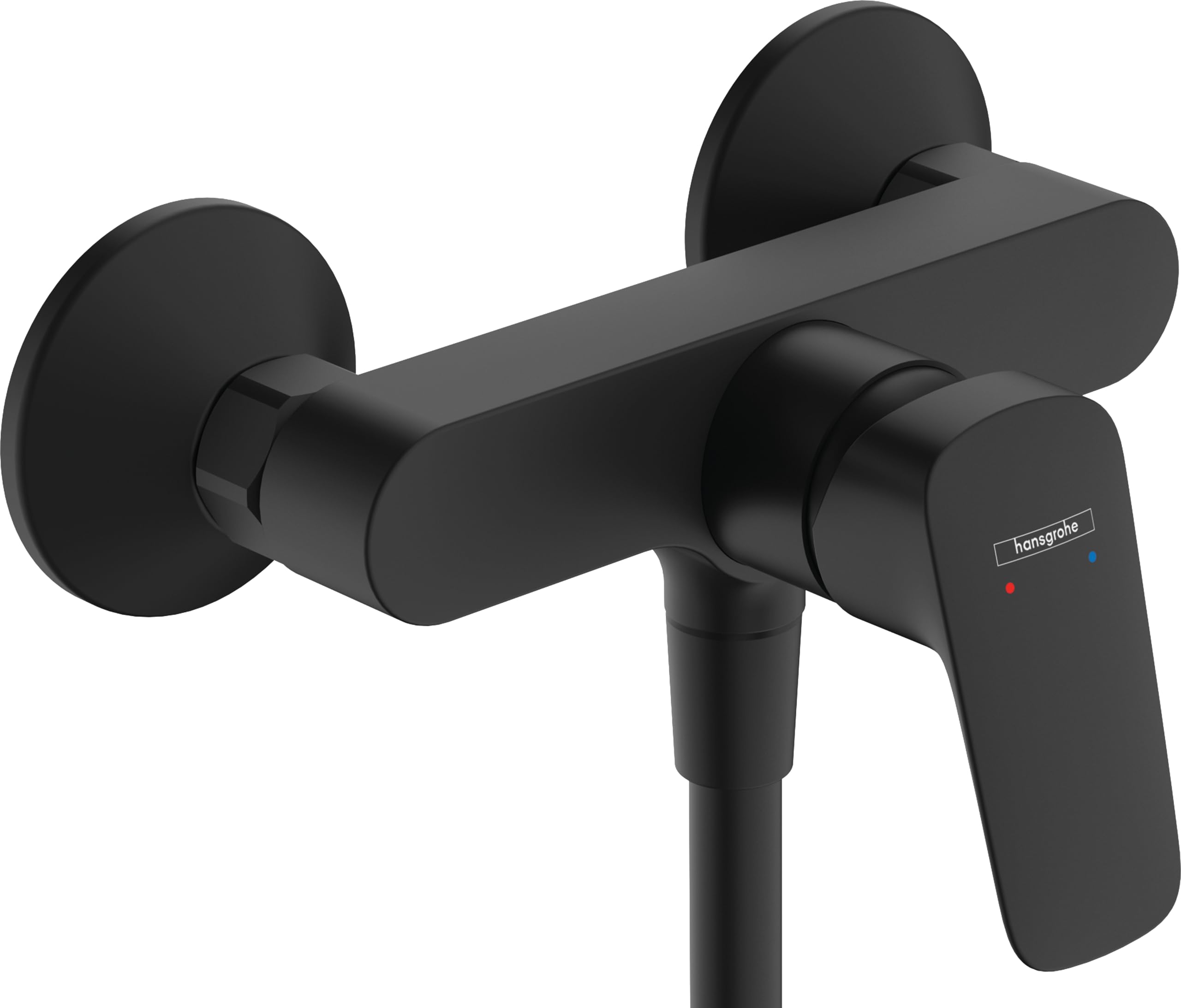 Hansgrohe 71600670 Logis Single Lever Shower Mixer for Exposed Installation, matt Black
