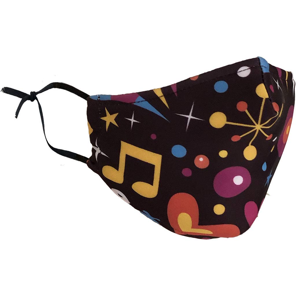 Delfina Stay Safe Reusable Face Mask Protection Washable Mouth & Nose Shield Breathable Anti Smoke Pollution Bike Motorcycle Sport (Party)