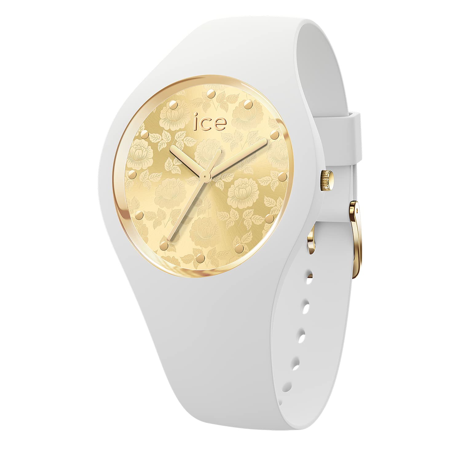 ICE-WATCH - ICE flower White chic - Women's wristwatch with silicon strap - 019205 (Small)