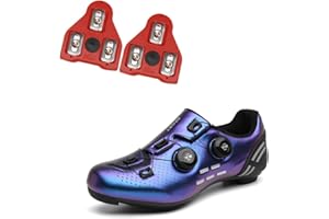 Migoldhot Womens Cycling Shoes Compatible Peloton Bike Delta Cleat Road Cycling Shoes 2 Or 3 Bolts Bicycle Shoes with Cleats