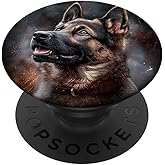 German Shepherd Portrait PopSockets Adhesive PopGrip