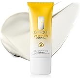 Clinique UV Solutions Sunscreen Broad Spectrum SPF 50 With Antioxidants | In Mattifying & Hydrating Formulas | No White Cast | Safe For Sensitive Skin, 1.3 Fl Oz