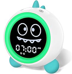 Kids Alarm Clock, Toddler Sleep Training Clock with