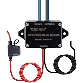 Zuomeng Marine Reversing Relay Switch, 12V DC Waterproof Control Module with Built-in Relay, Compatible with Shallow Water Anchor Systems