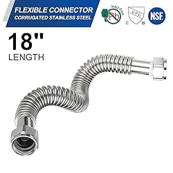 (Pack of 2) EFIELD 18-inch 3/4" FIP x3/4" FIP