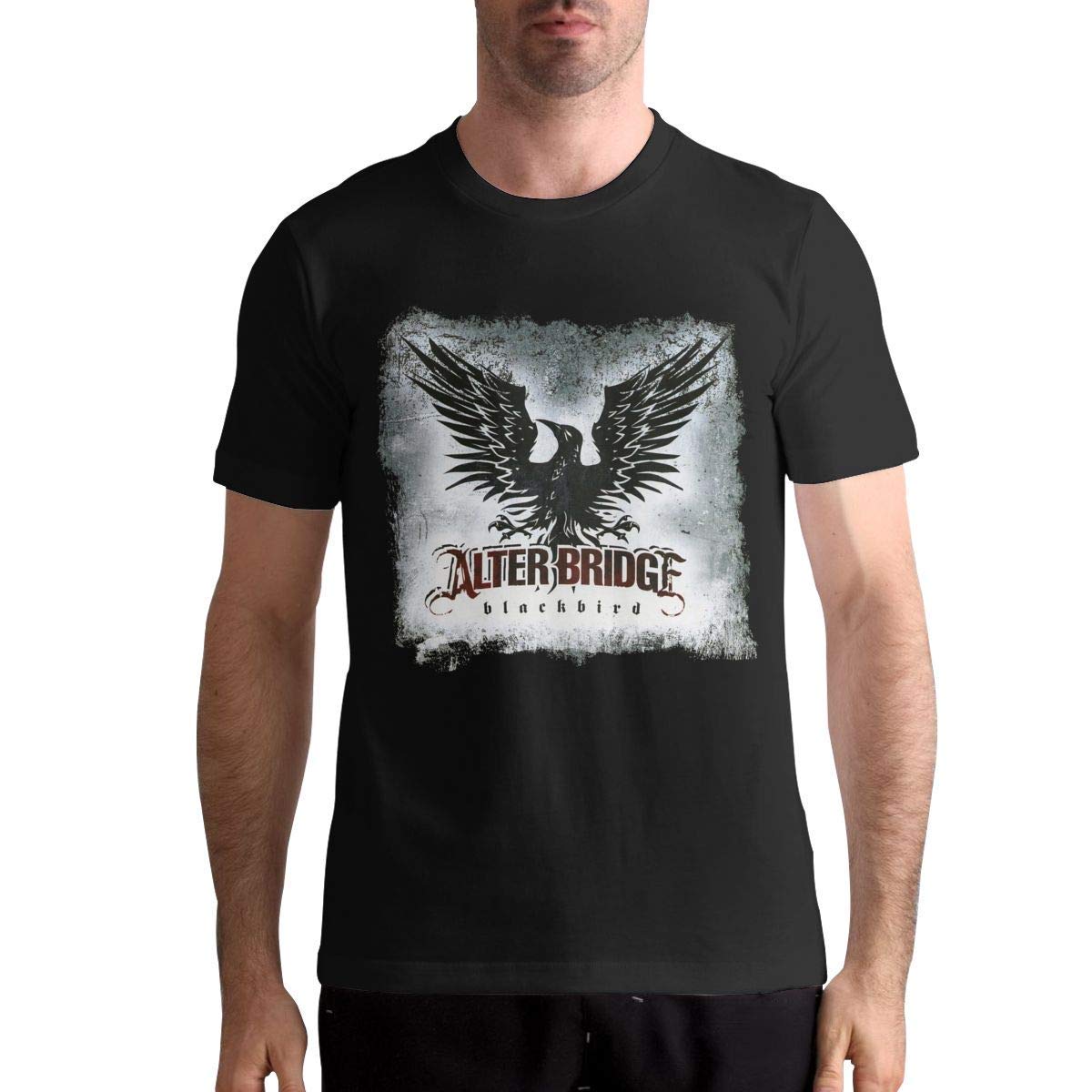 Alter Bridge-black Bird Comfortable Short Sleeve Music Band T-shirts Black