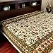 India Arts Cotton Floral Tablecloth Rectangle Amber Olive White Kitchen Dining Linen