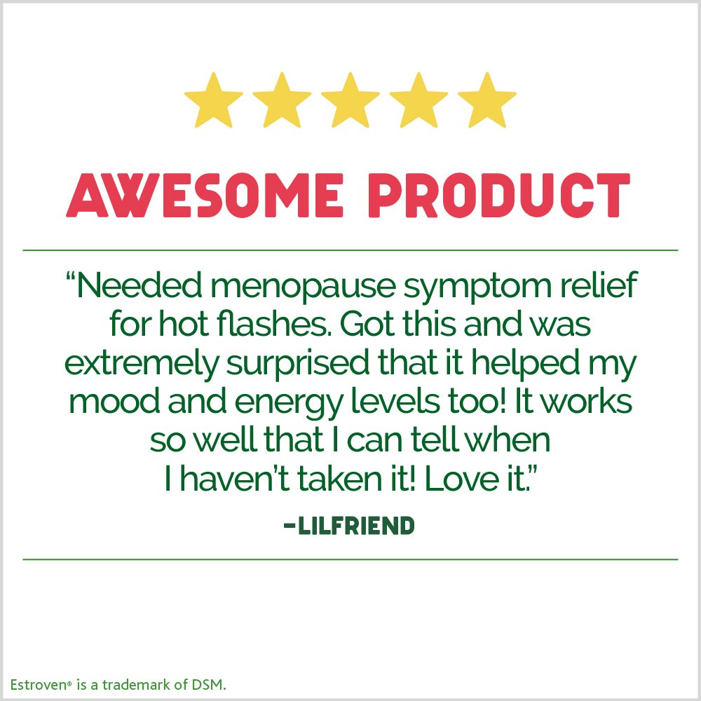 Estroven Maximum Strength+Energy, Menopause Relief Dietary Supplement