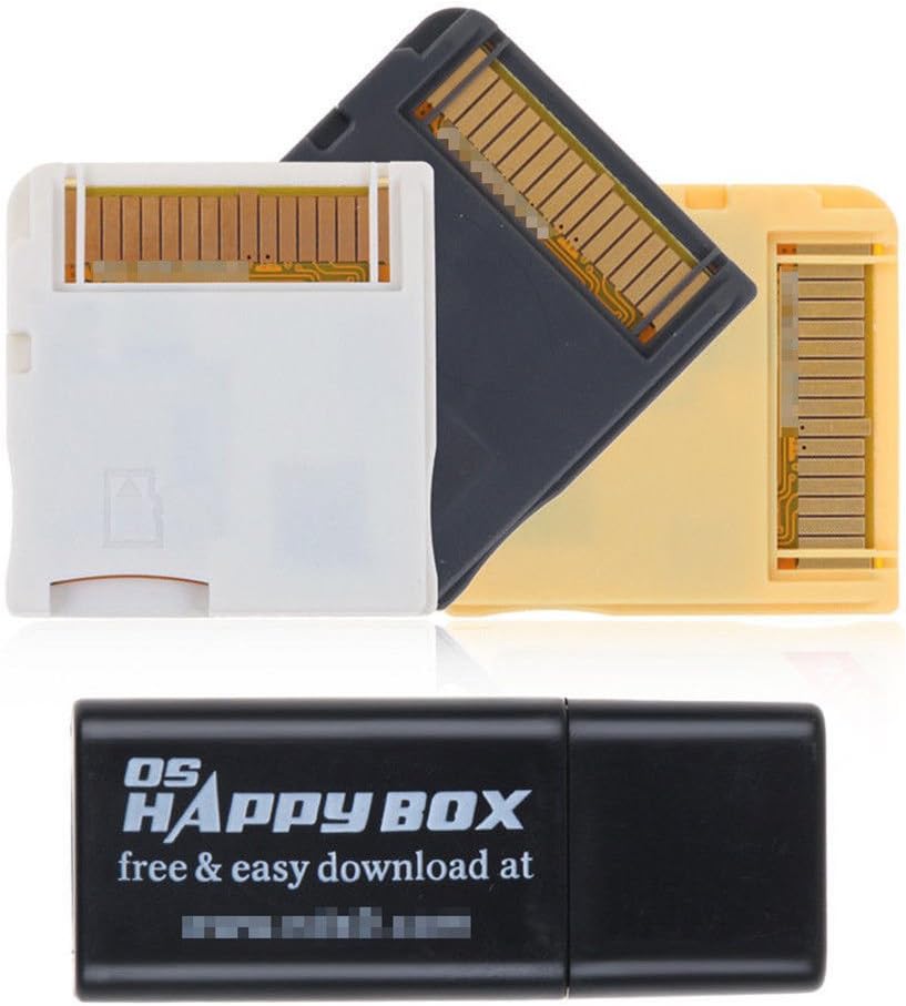 2018 New Version SD SDHC Dual Core Card - Memory Adapter Card for 3DS, NDSiXL/LL, NDSi,NDSL, NDS, DSI, 2DS,US,New 3DS XL,New 2DS XL (Golden)