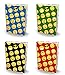 BOOK SOX Stretchable Book Cover: JUMBO EMOJI Value Pack of 4 Jackets Fit Most Hardcover Textbooks up to 9