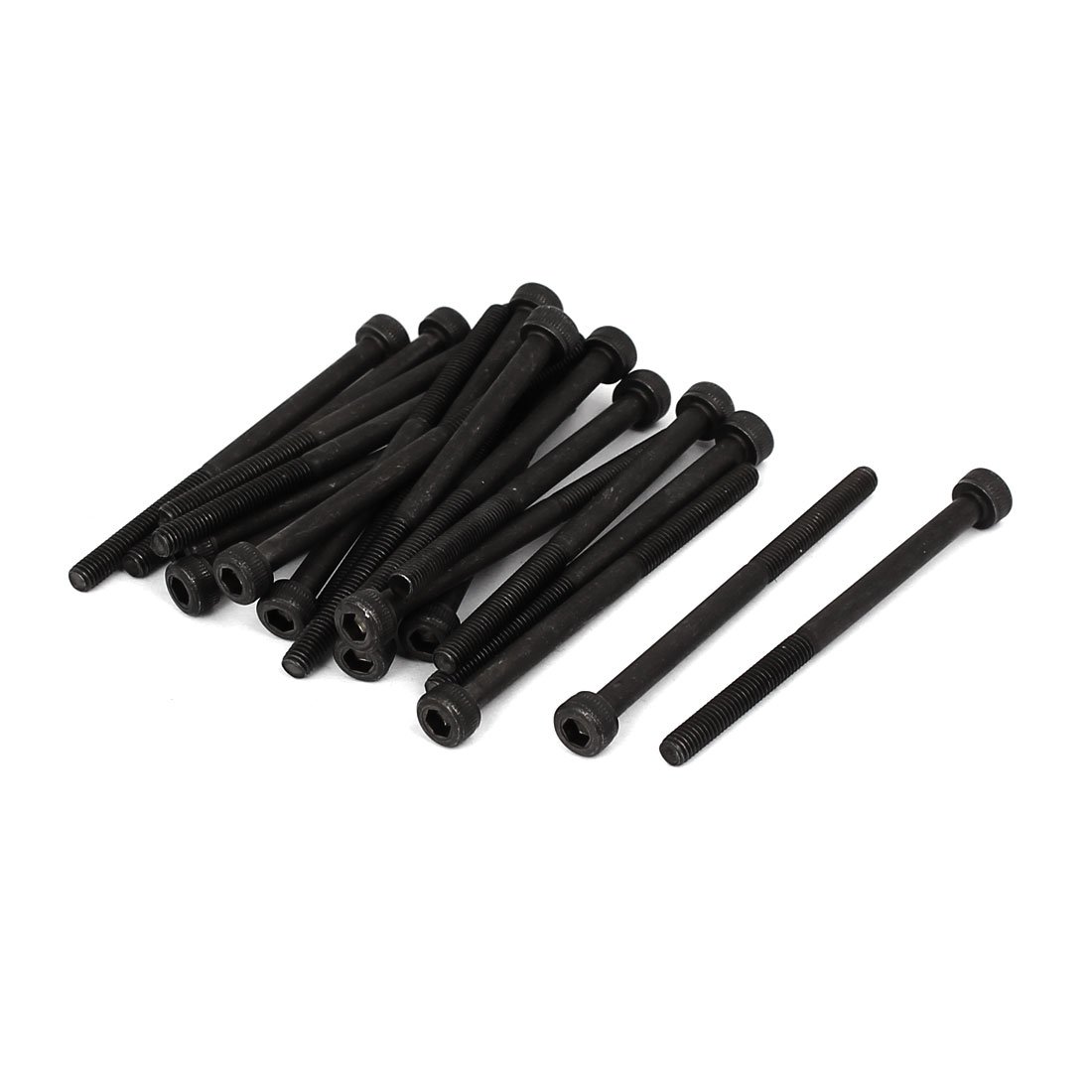 Sourcingmap M3 x 45mm Alloy Steel 12.9 Grade Hex Socket Head Cap Machine Screw Bolt 20PCS