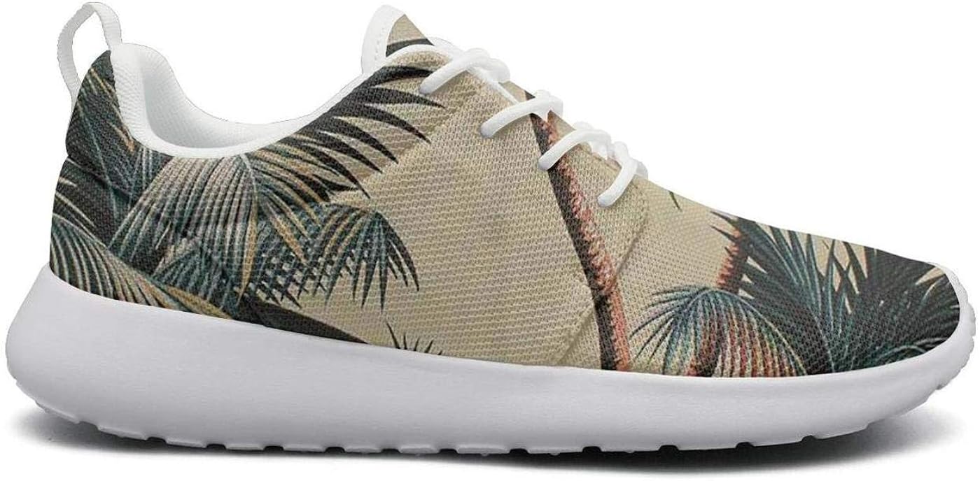 BABYYEE Mens Tropical Palm Tree Shoes Ultra Lightweight