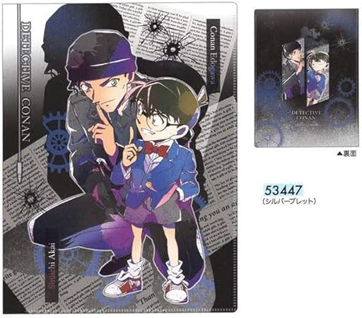 Amazon クラックス 10ポケット クリアファイル 名探偵コナン シルバーブレット クリアホルダー 文房具 オフィス用品
