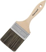 Genixart Double Thick 3in Chip Brush 75mm Wood Handle for Stain Varnish Paint